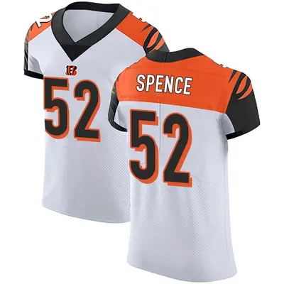 Men's Elite Noah Spence Cincinnati Bengals White Vapor Untouchable Jersey