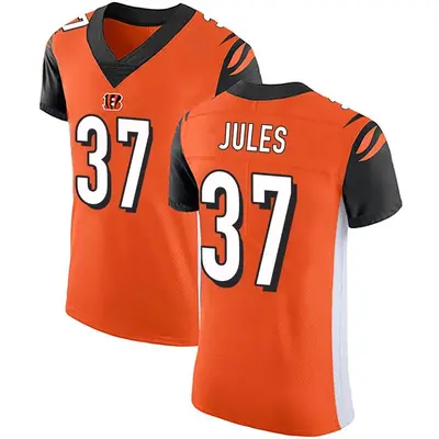 Men's Elite PJ Jules Cincinnati Bengals Orange Alternate Vapor Untouchable Jersey