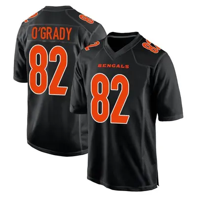 Men's Game Cheyenne O'Grady Cincinnati Bengals Black Fashion Jersey