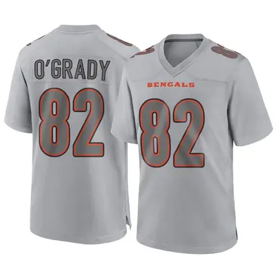 Men's Game Cheyenne O'Grady Cincinnati Bengals Gray Atmosphere Fashion Jersey