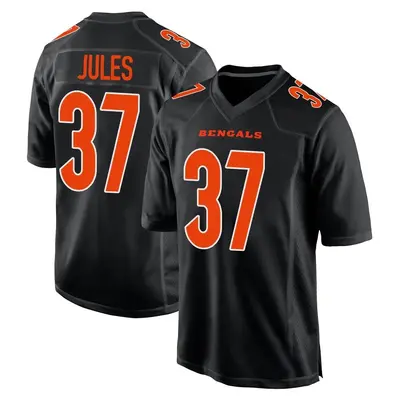 Men's Game PJ Jules Cincinnati Bengals Black Fashion Jersey