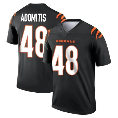 Men's Legend Cal Adomitis Cincinnati Bengals Black Jersey