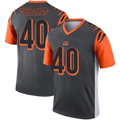 Men's Legend Micah Abraham Cincinnati Bengals Silver Jersey