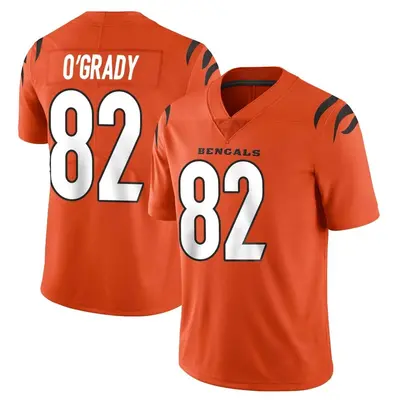 Men's Limited Cheyenne O'Grady Cincinnati Bengals Orange Vapor Untouchable Jersey