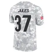 Men's Limited PJ Jules Cincinnati Bengals Arctic Camo 2024 Salute to Service Jersey