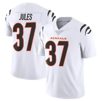 Men's Limited PJ Jules Cincinnati Bengals White Vapor Untouchable Jersey