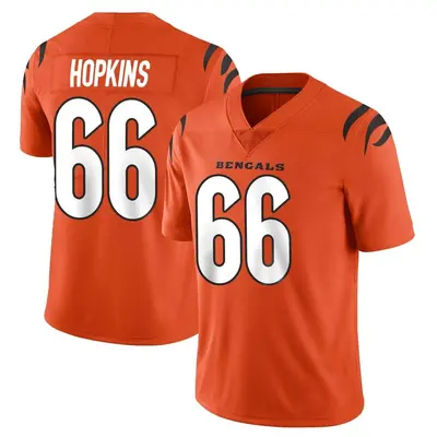 Men's Limited Trey Hopkins Cincinnati Bengals Orange Vapor Untouchable Jersey