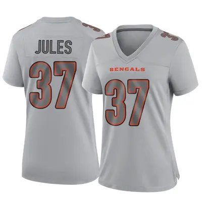 Women's Game PJ Jules Cincinnati Bengals Gray Atmosphere Fashion Jersey