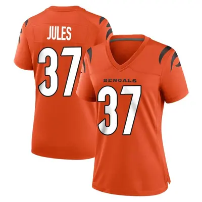 Women's Game PJ Jules Cincinnati Bengals Orange Jersey