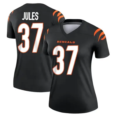 Women's Legend PJ Jules Cincinnati Bengals Black Jersey