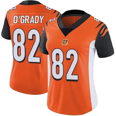 Women's Limited Cheyenne O'Grady Cincinnati Bengals Orange Vapor Untouchable Jersey