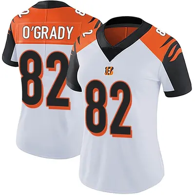 Women's Limited Cheyenne O'Grady Cincinnati Bengals White Vapor Untouchable Jersey