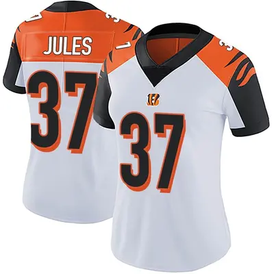 Women's Limited PJ Jules Cincinnati Bengals White Vapor Untouchable Jersey