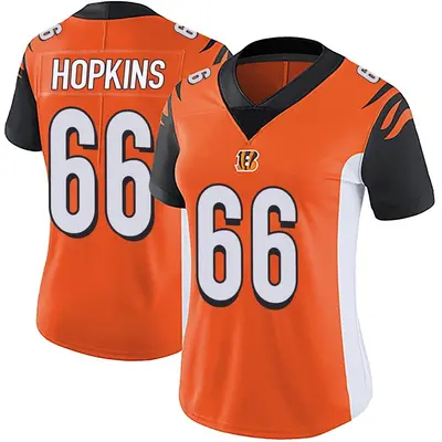 Women's Limited Trey Hopkins Cincinnati Bengals Orange Vapor Untouchable Jersey