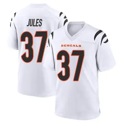 Youth Game PJ Jules Cincinnati Bengals White Jersey